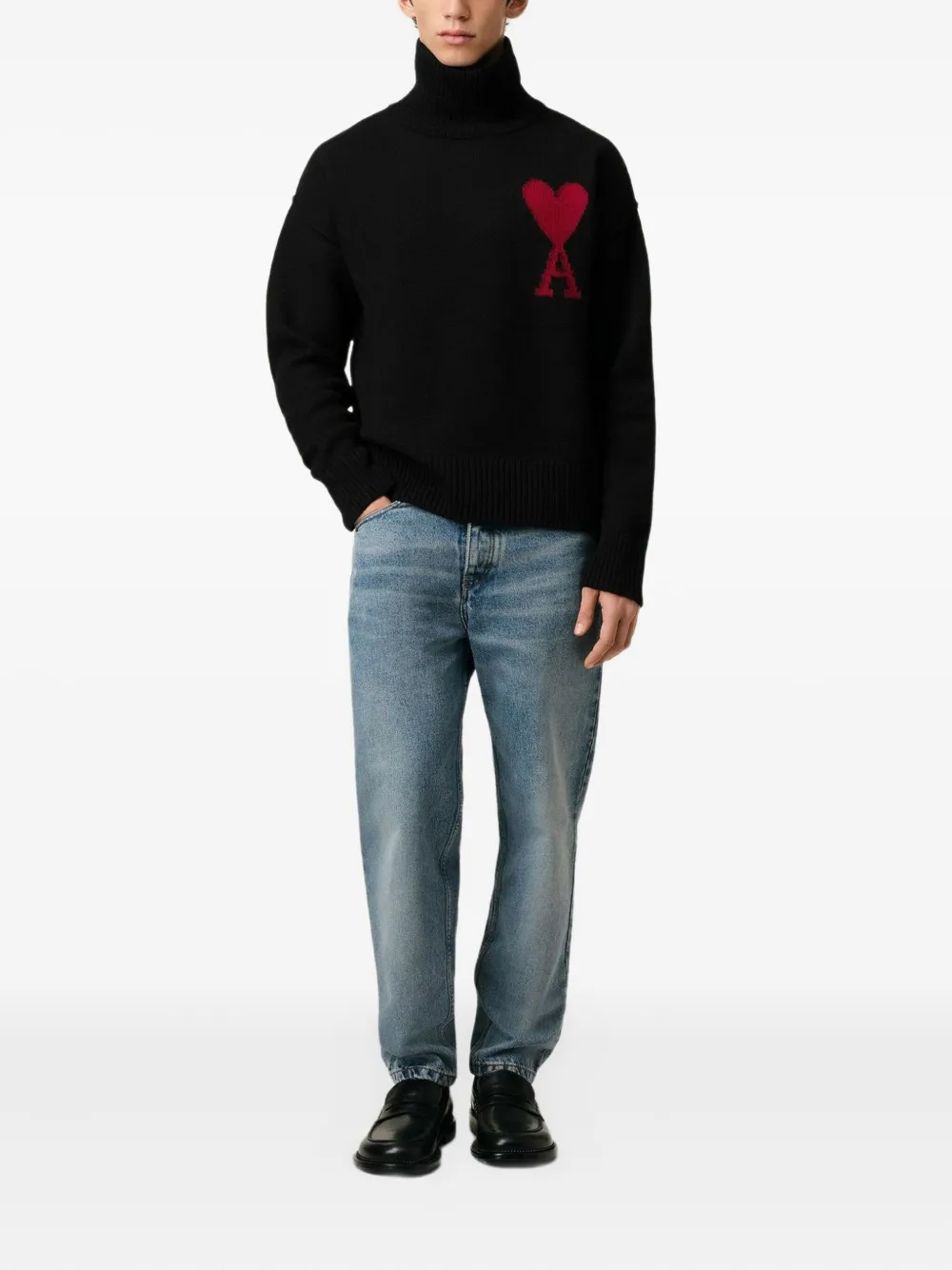 AMI Paris Ami de Coeur sweater | Knitted Sweaters | Image 2