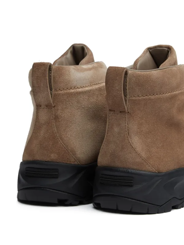 Zegna Vetta ハイカット スエードスニーカー | ブラウン | FARFETCH JP