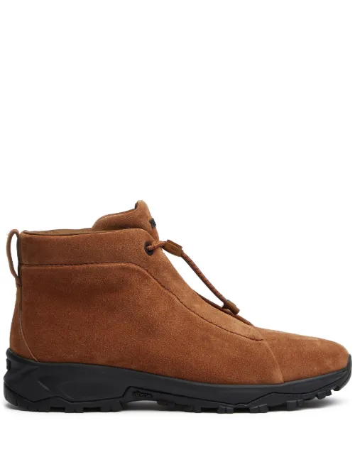Baskets Triple Stitch Vetta en daim - Zegna - Modalova