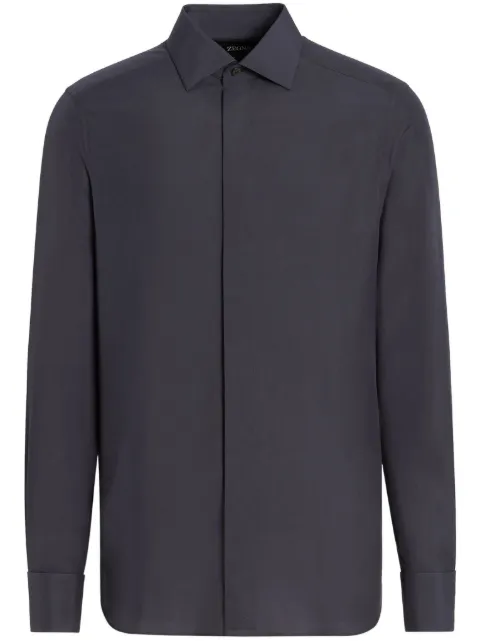 Zegna silk evening shirt