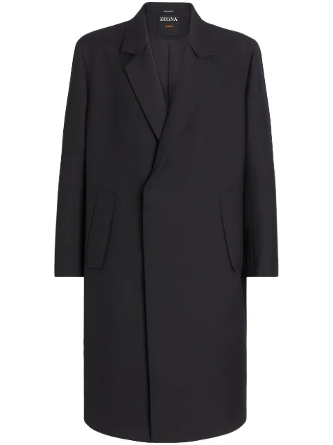 Zegna double-breasted wool-blend coat