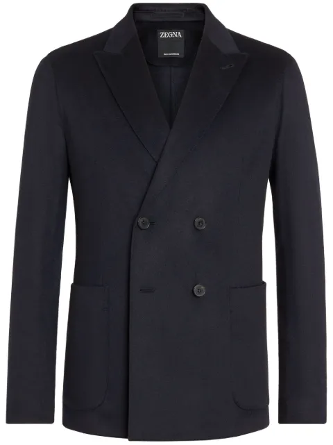 Zegna Oasi cashmere double-breasted blazer