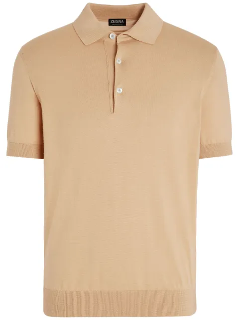 Zegna short-sleeve cotton polo shirt