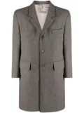 Rier single-breasted wool coat - Grey