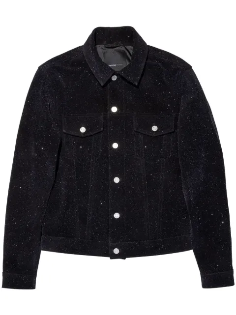 Purple Brand buttoned leather jacket