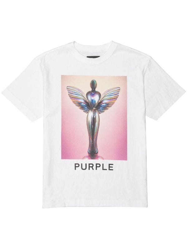 Purple Brand monogram-print Cotton T-shirt - Farfetch