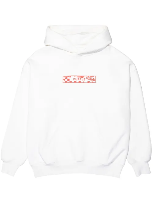 Hoodie en coton à imprimé graphique - Purple Brand - Modalova