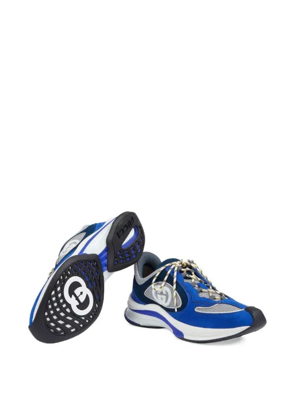 Gucci Run lace-up Sneakers | Blue | FARFETCH