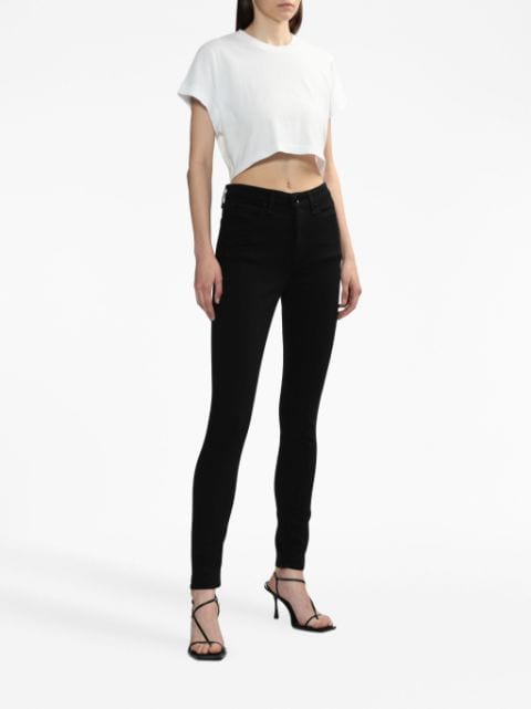 cropped cotton T-shirt