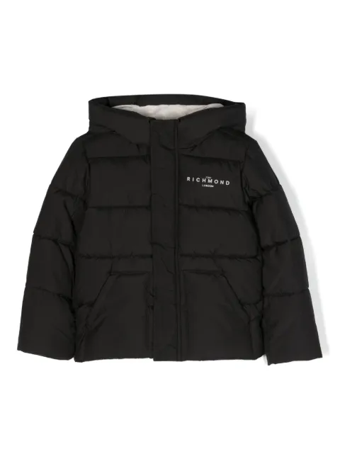 John Richmond Junior hooded padded jacket 