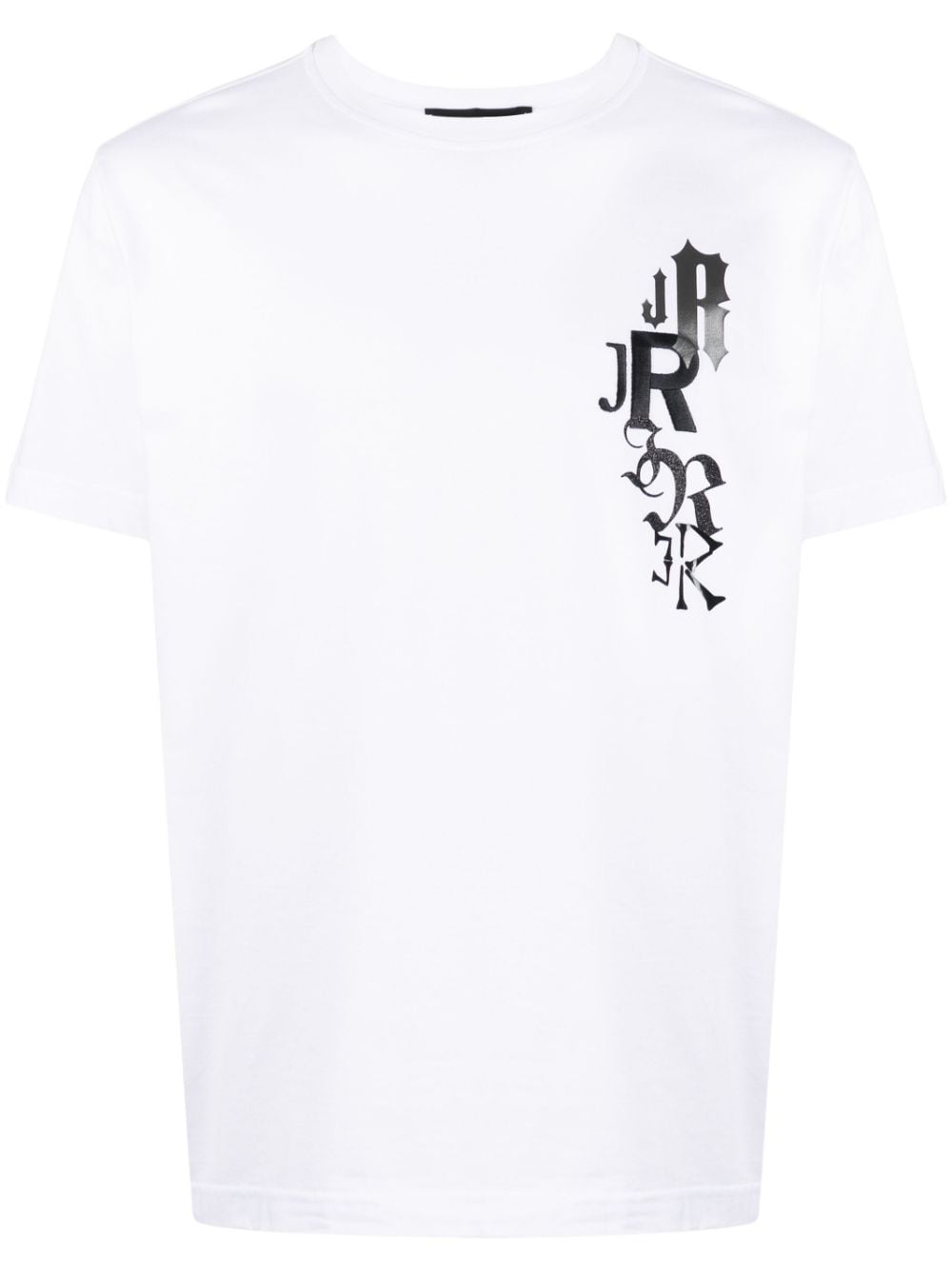 Shop John Richmond Harold Logo-print Cotton T-shirt In White