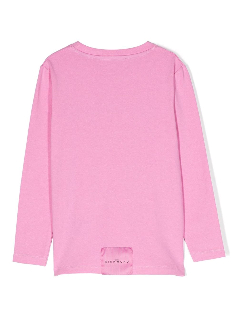 Shop John Richmond Junior Surne Logo-embroidery Sweatshirt In Pink