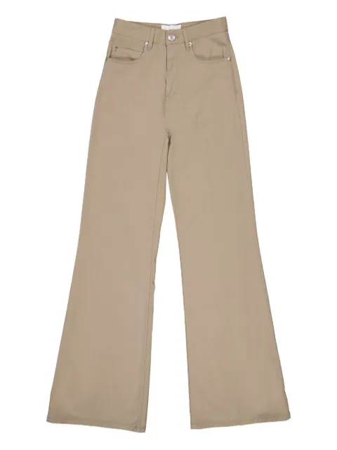 AMI Paris pantalones acampanados con tiro alto