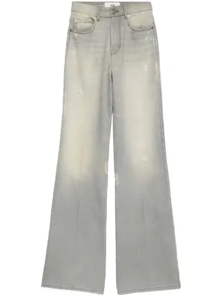 AMI Paris ワイドジーンズ | グレー | FARFETCH JP