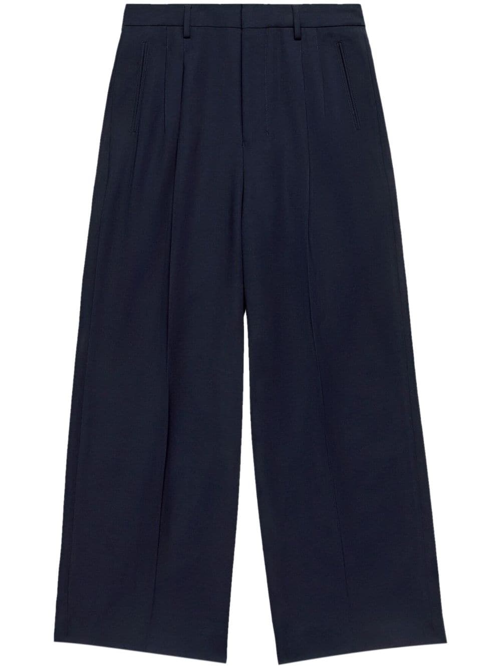 Image 1 of AMI Paris pleated long-length trousers