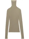 AMI Paris roll-neck ribbed sweater - Neutrals
