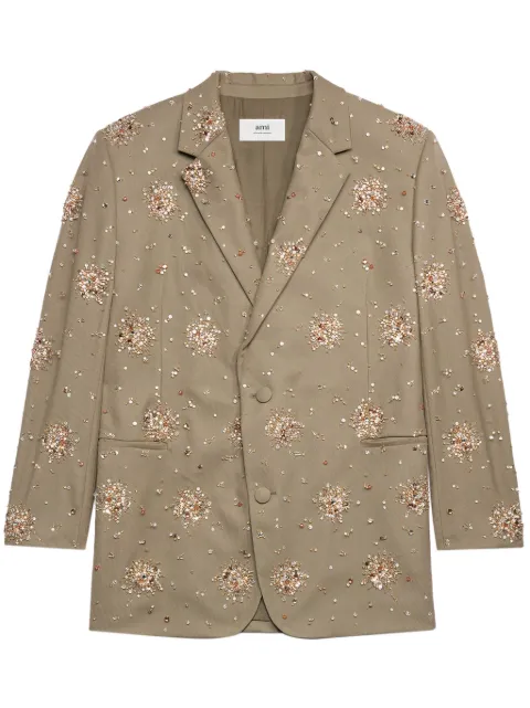 AMI Paris エンブロイダリー 2ボタン ジャケット