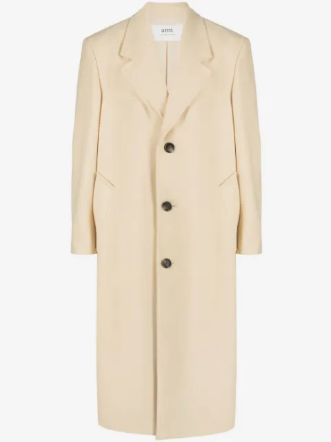 AMI Paris single-breasted coat
