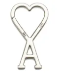 AMI Paris logo-shaped logo keyring - Silver