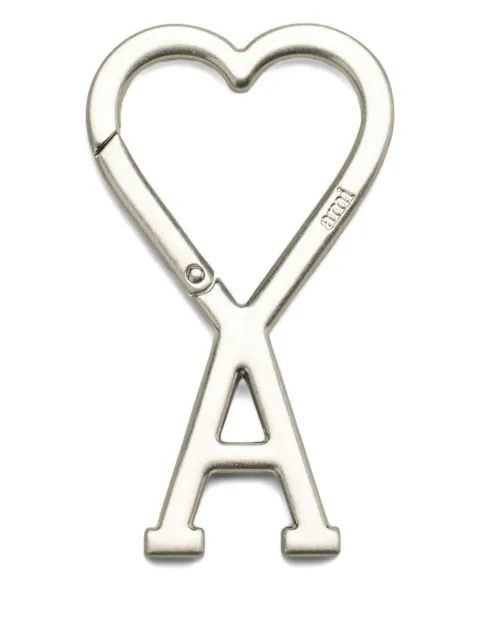 AMI Paris logo-shaped logo keyring