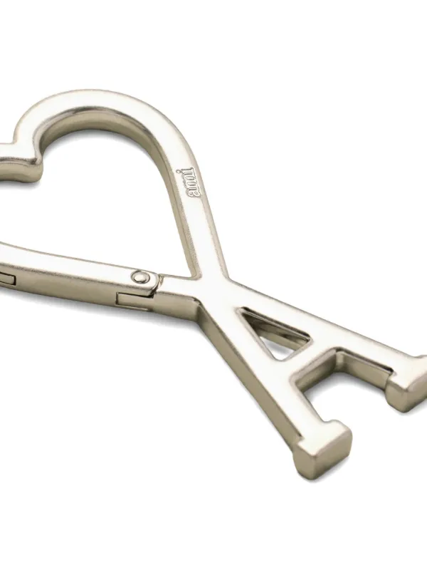 ami paris AMI DE COEUR フック キーリング VIBRATED SILVER Ami de