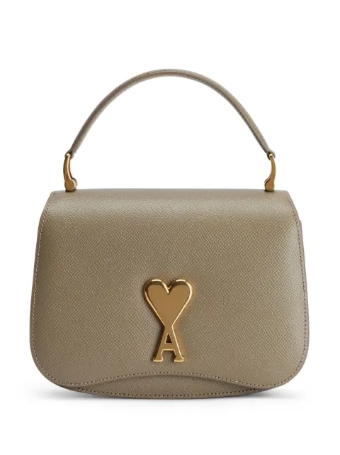 AMI Paris logo-plaque shoulder bag