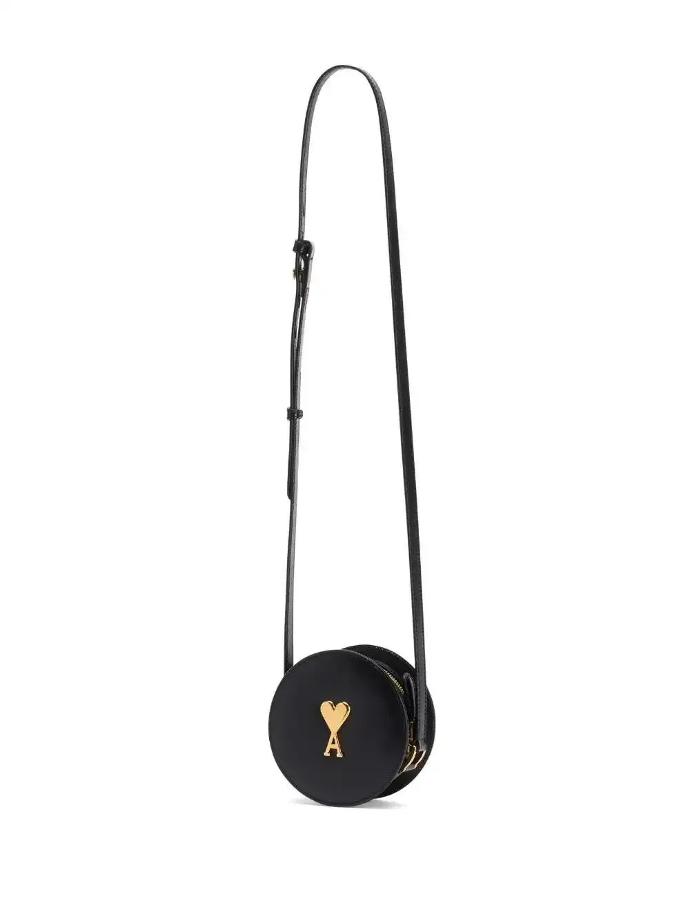logo-plaque round shoulder bag