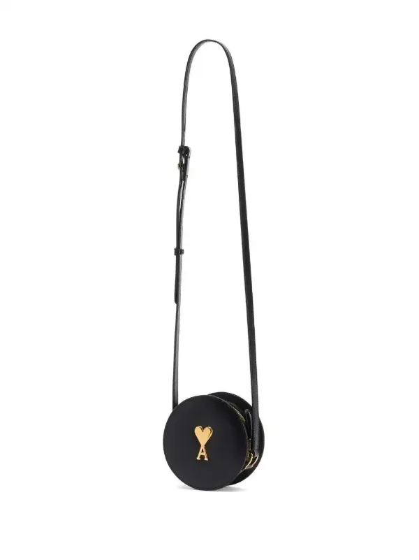 AMI Paris PARIS PARIS ラウンド バッグ | ブラック | FARFETCH JP