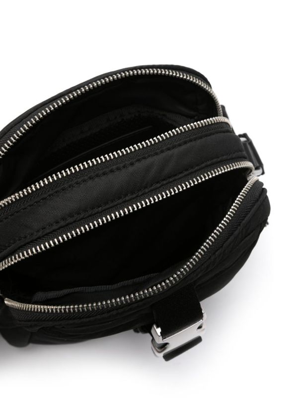 Prada Nylon and Leather Buckle-Detail Shoulder Bag - Closet Upgrade