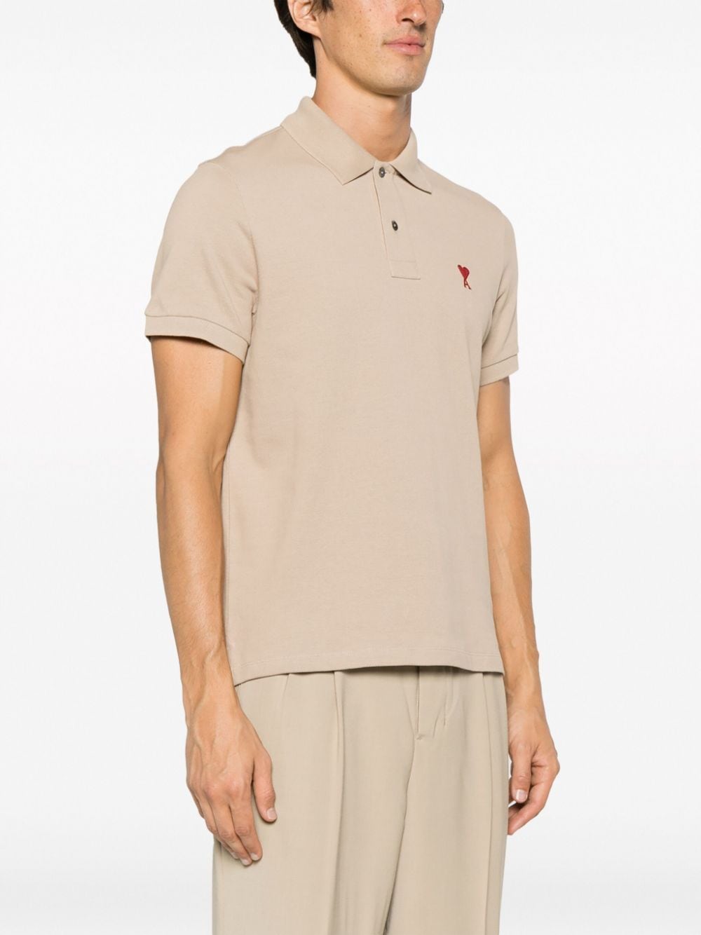 Giorgio Armani monogram-print Cotton Polo Shirt - Farfetch