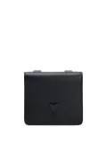 AMI Paris strap leather cardholder - Black