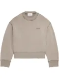 AMI Paris Fade Out cotton sweatshirt - Grey