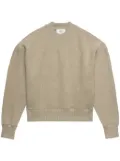 AMI Paris crew-neck fleece sweatshirt - Neutrals