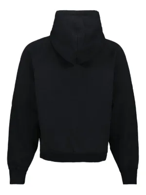 ★送料関税込★AMI PARIS ロゴプリント コットン フーディ AMI PARIS オーガニックコットン Ami Paris ロゴ パーカー