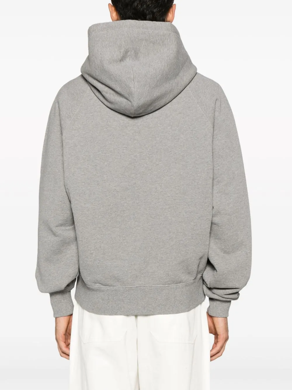 AMI Paris Hoodie met borduurwerk Grijs
