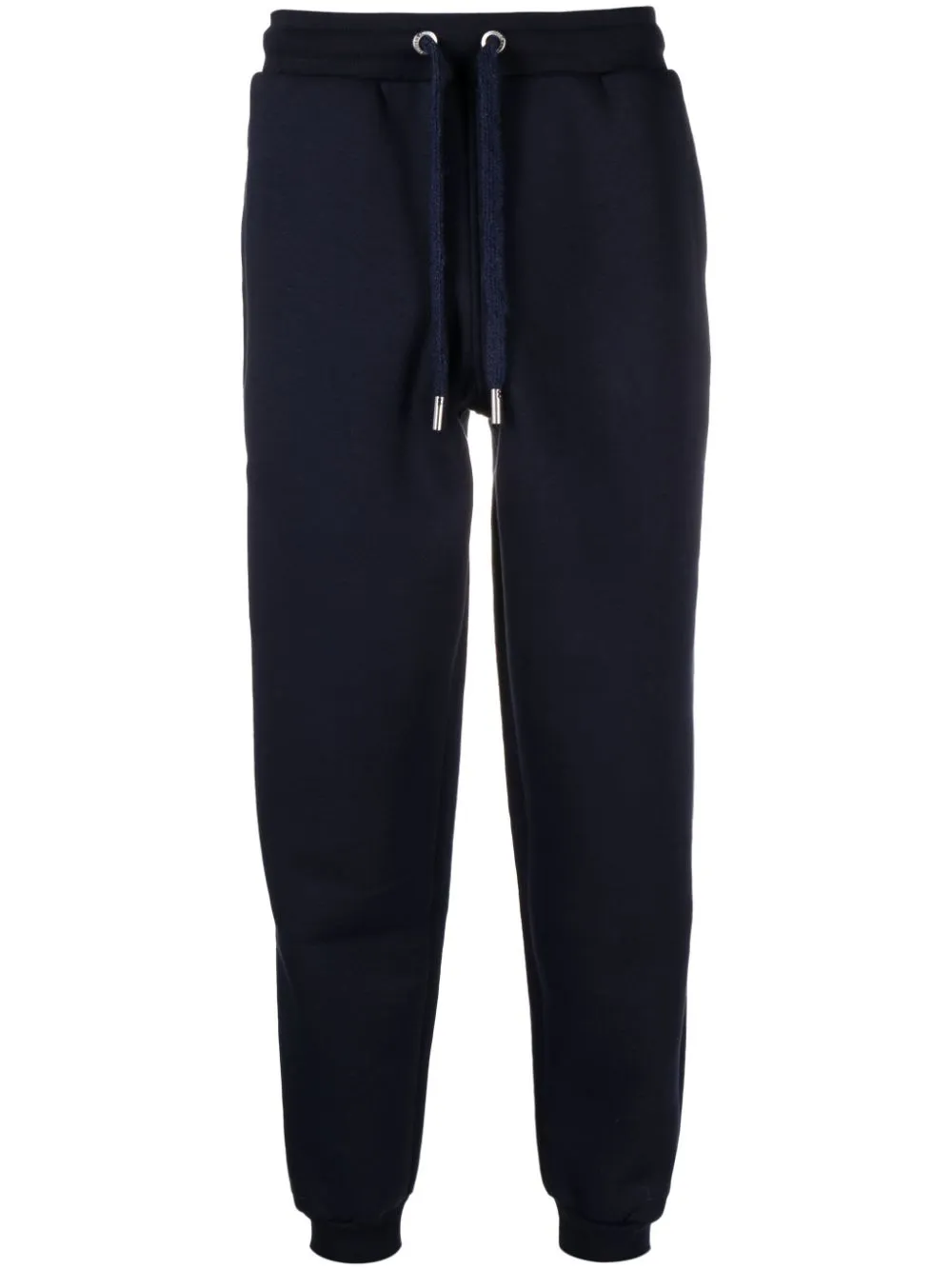 drawstring-waist tapered track pants