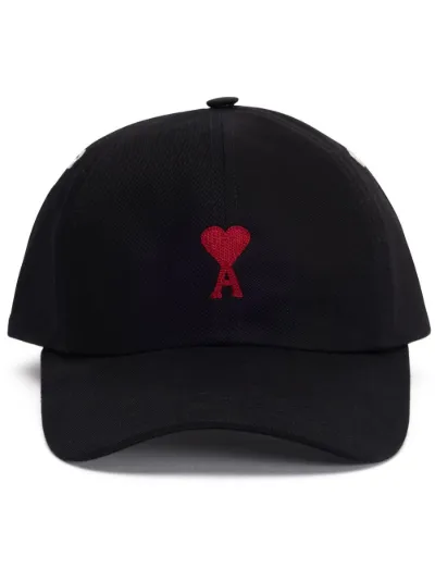 AMI Paris Ami de Coeur cotton cap black | MODES