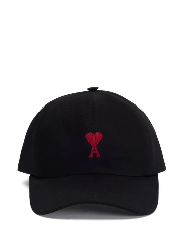 AMI Paris Ami De Coeur キャップ | ブラック | FARFETCH JP