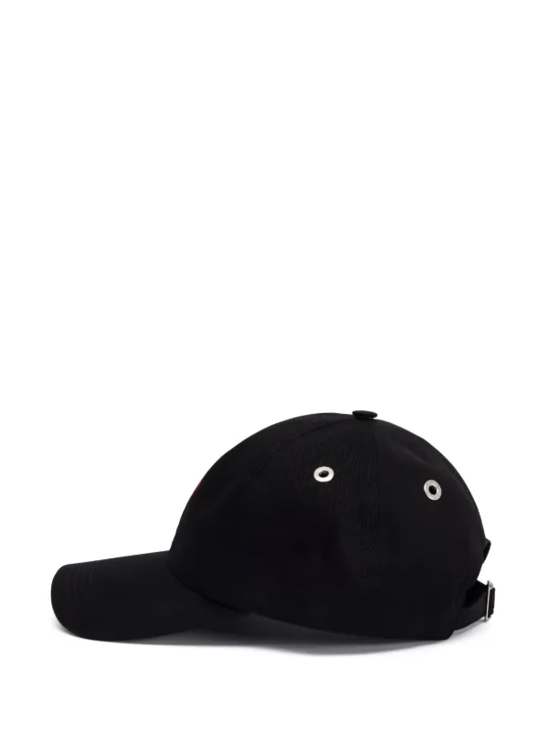 Ami paris キャップ ブラック AMI Paris Ami De Coeur キャップ | ブラック | FARFETCH JP