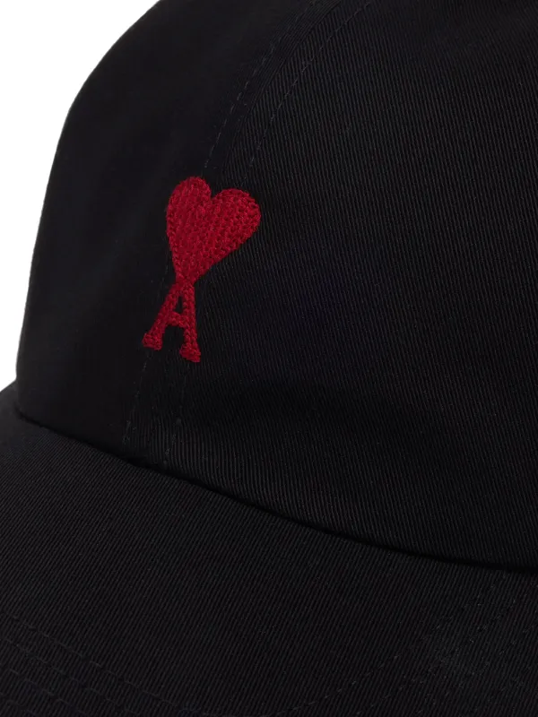 AMI Paris Ami De Coeur キャップ | ブラック | FARFETCH JP