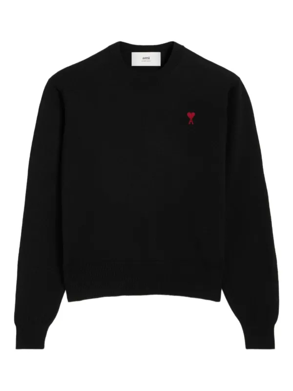 AMI Paris ロゴ セーター | ブラック | FARFETCH JP