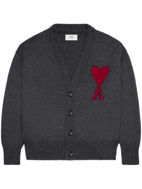 AMI Paris Ami de Coeur wool cardigan