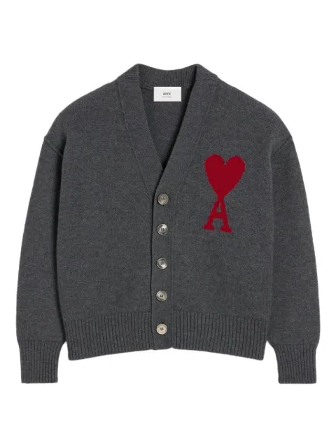 AMI Paris Ami de Coeur wool cardigan
