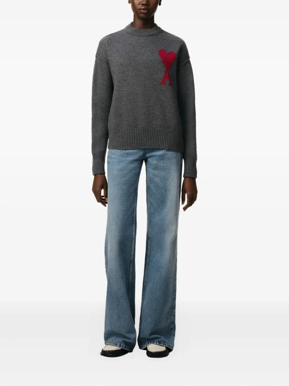 AMI Paris Ami de Coeur sweater | Knitted Sweaters | Image 2