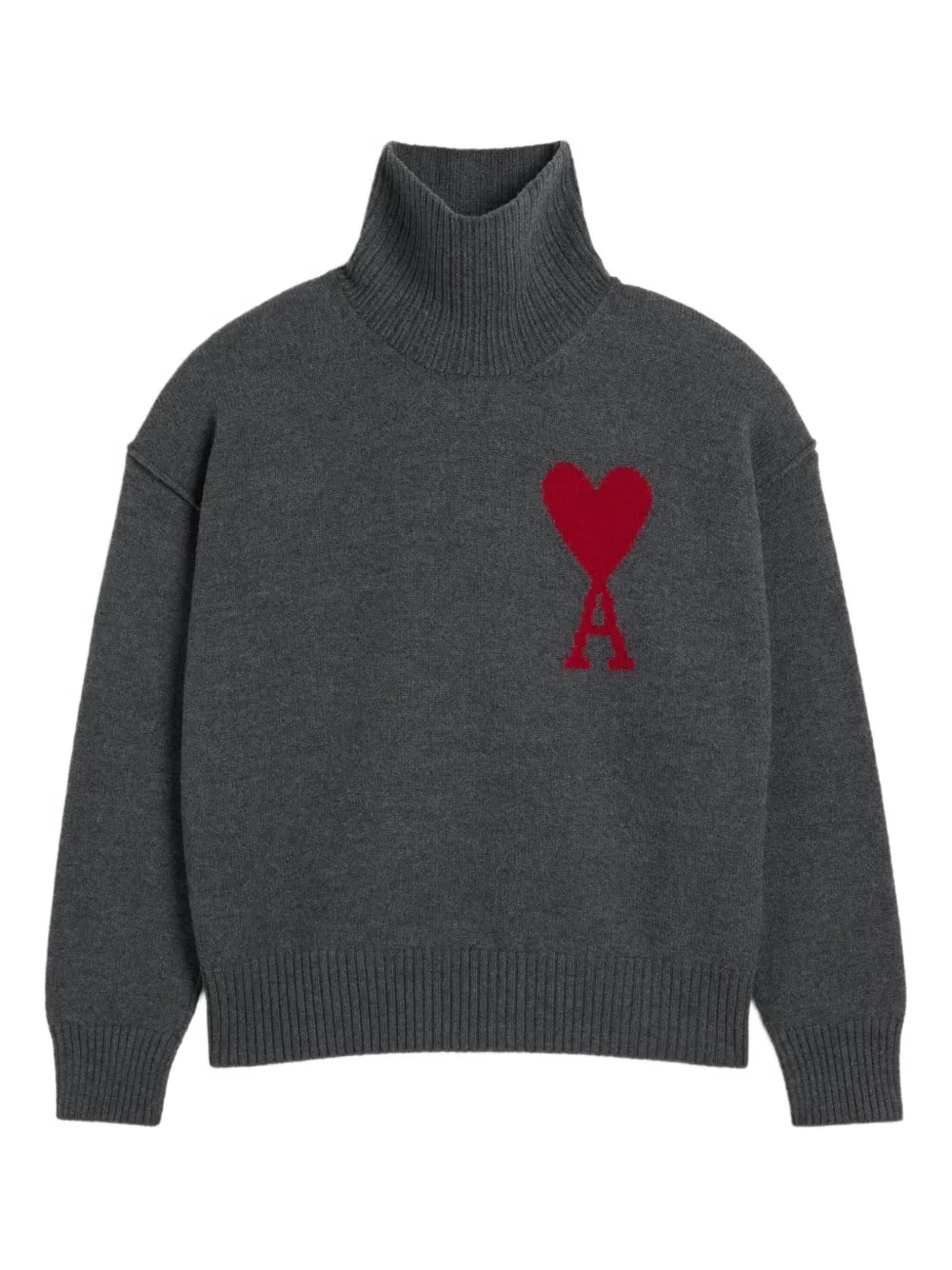 AMI Paris Ami de Coeur sweater | Grey | Image 1