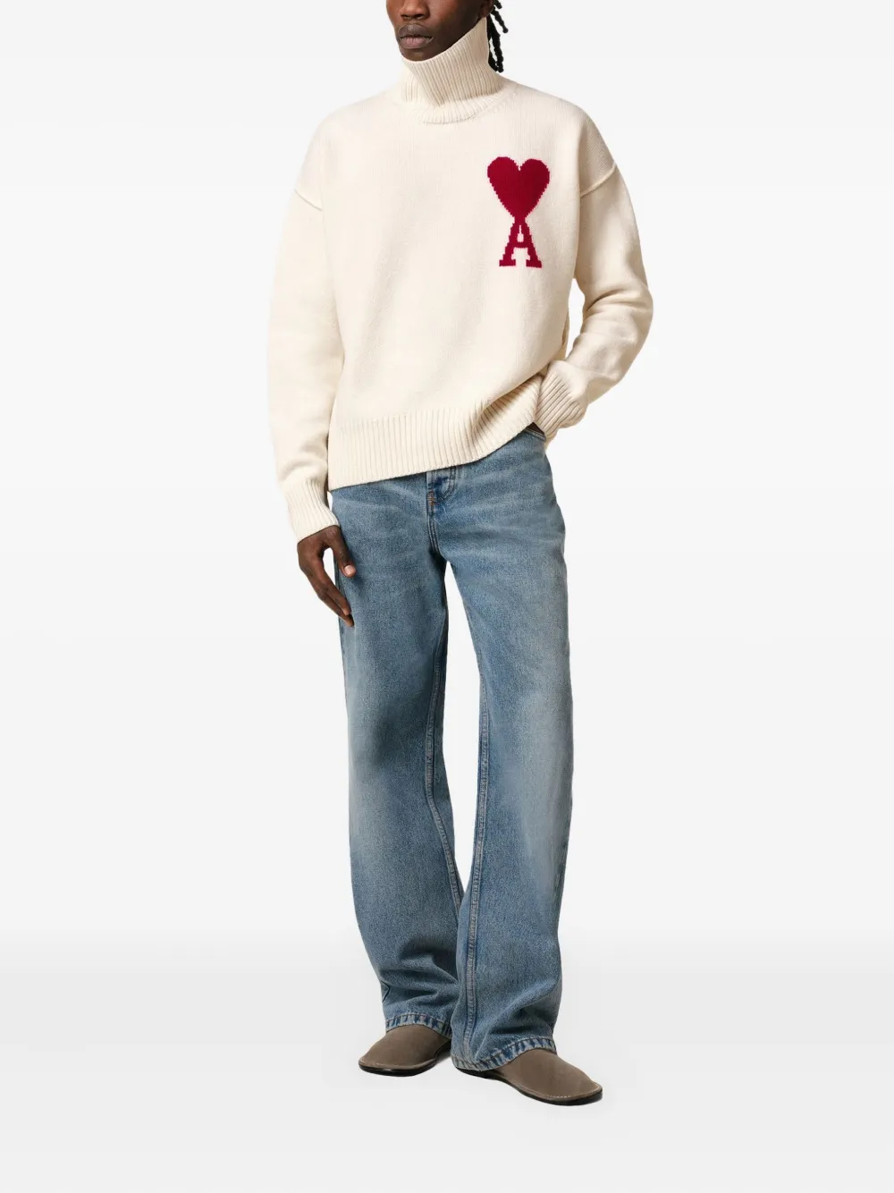 AMI Paris Ami de Coeur sweater | Knitted Sweaters | Image 2