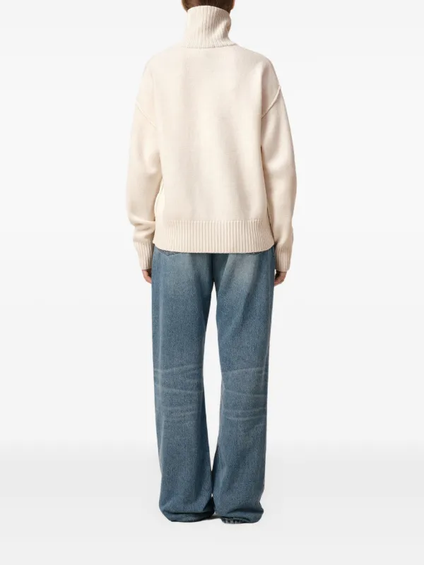 AMI Paris Ami De Coeur セーター | ホワイト | FARFETCH JP