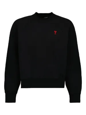 AMI Paris Ami De Coeur セーター | ブラック | FARFETCH JP