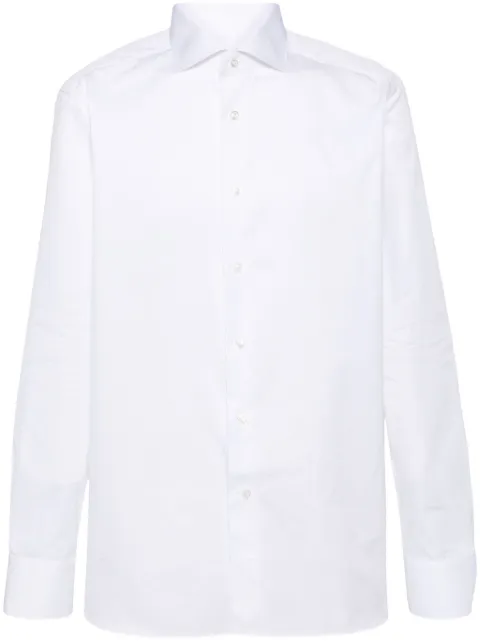 Zegna tonal pinstripe-pattern shirt