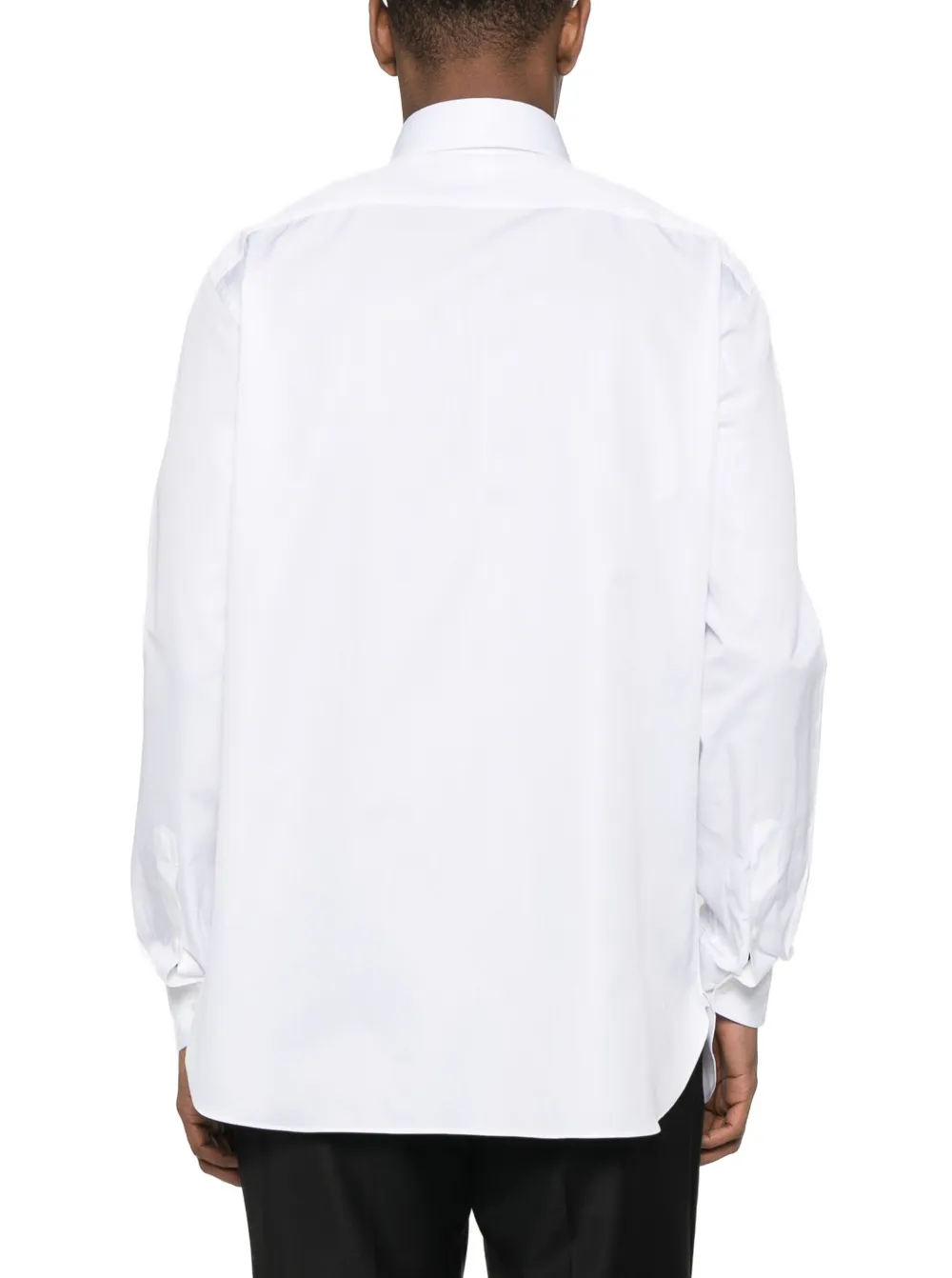 Zegna Overhemd met krijtstreep Wit